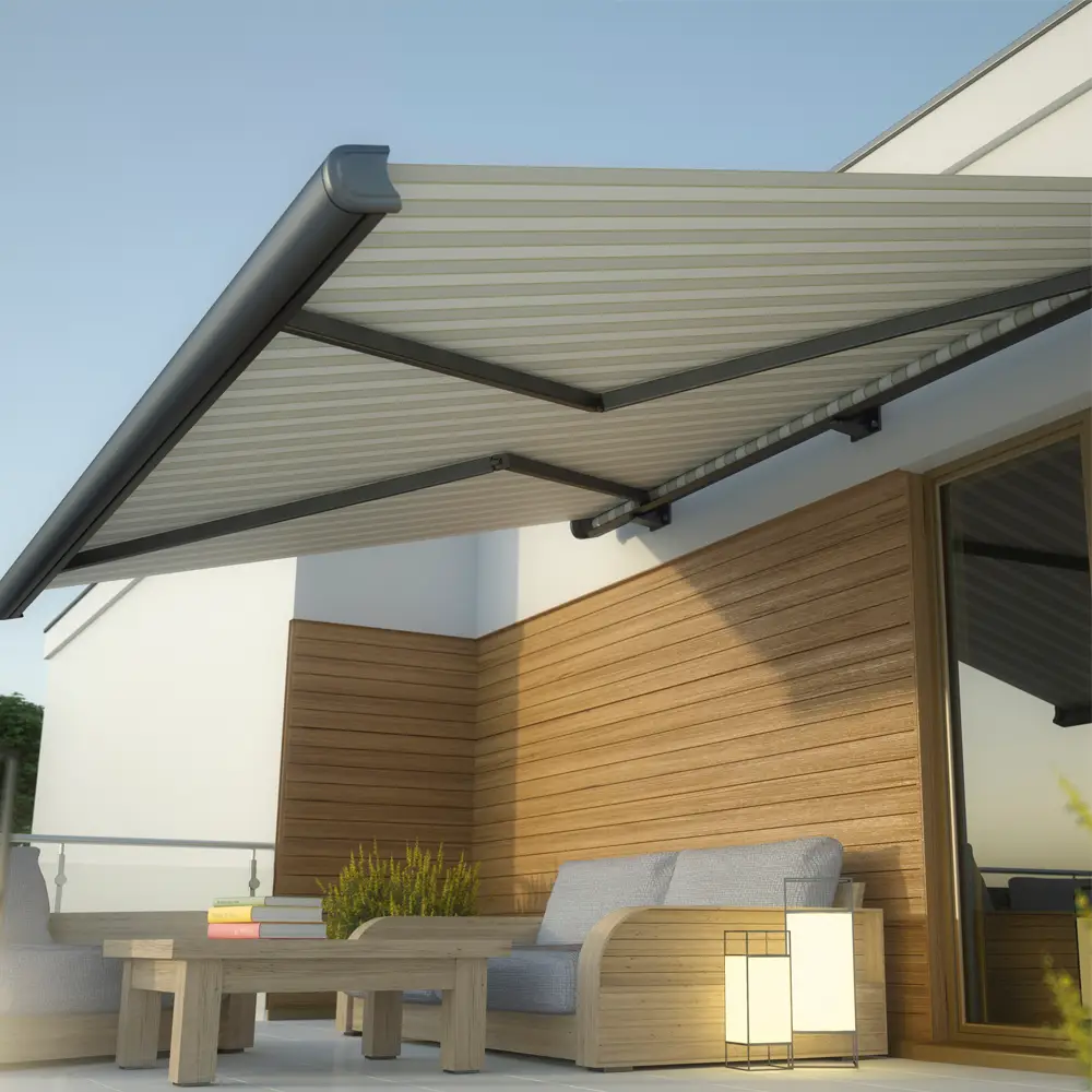 motorized awning retractable